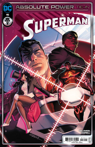 SUPERMAN #16 : Jamal Campbell Cover A (Absolute Power) (2024)