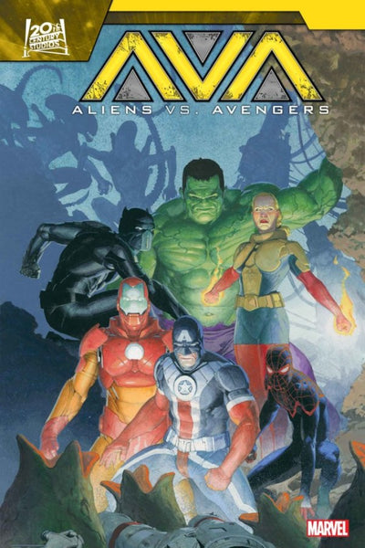 ALIENS VS AVENGERS #2 : Esad Ribic Cover A (2024)