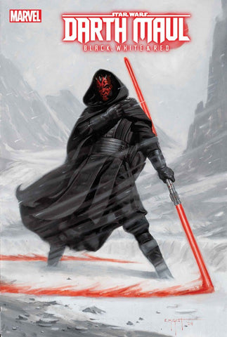 STAR WARS: DARTH MAUL BLACK WHITE #4 : E.M. Gist Cover A (2024)