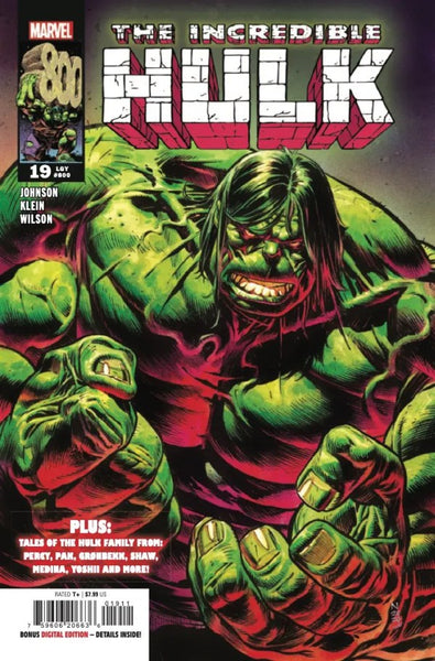 INCREDIBLE HULK #19 : Nic Klein Cover A (#800) (2024)