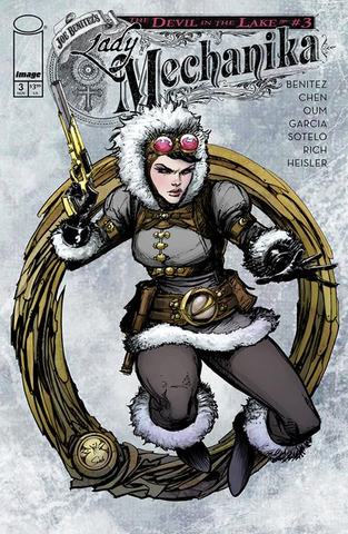 LADY MECHANIKA: DEVIL IN THE LAKE #3 : Joe Benitez Cover A (2024)