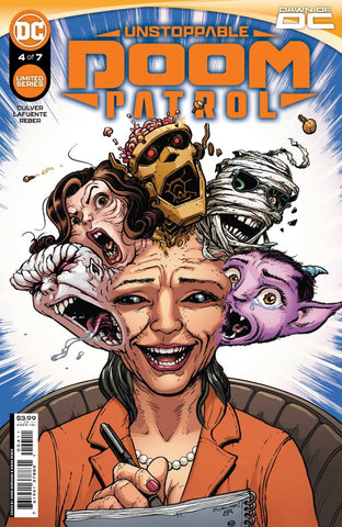 UNSTOPPABLE DOOM PATROL #4 : Chris Burnham cover A (2023)