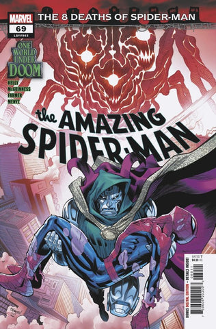 AMAZING SPIDER-MAN #69 : Ed McGuinness Cover A (8 Deaths/One World Under Doom) (2025)